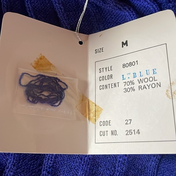 Christian Dior Vintage 70s Wool Blend Knit Sweater Skirt - Picture 7 of 7